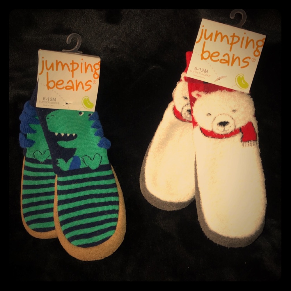 💚 Size 6/12 baby Slipper socks